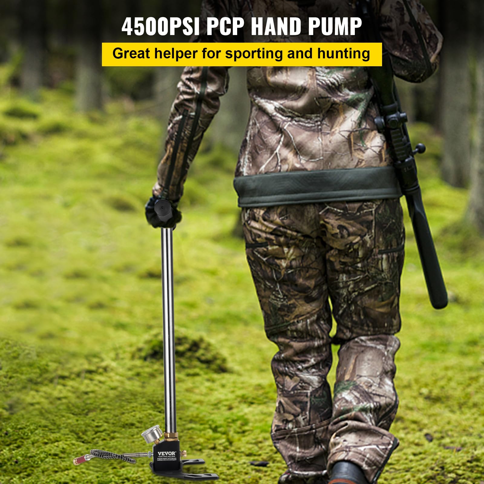 VEVOR High Pressure Hand Pump, Airgun PCP Pump