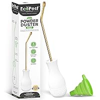 Diatomaceous Earth Powder Duster | Extra Large Bulb Duster, Sprayer, and Applicator | Perfect for Organic Gardening and Eco-Friendly Pest Control Treatment for Bed Bugs, Roaches, Ants and Other Pests