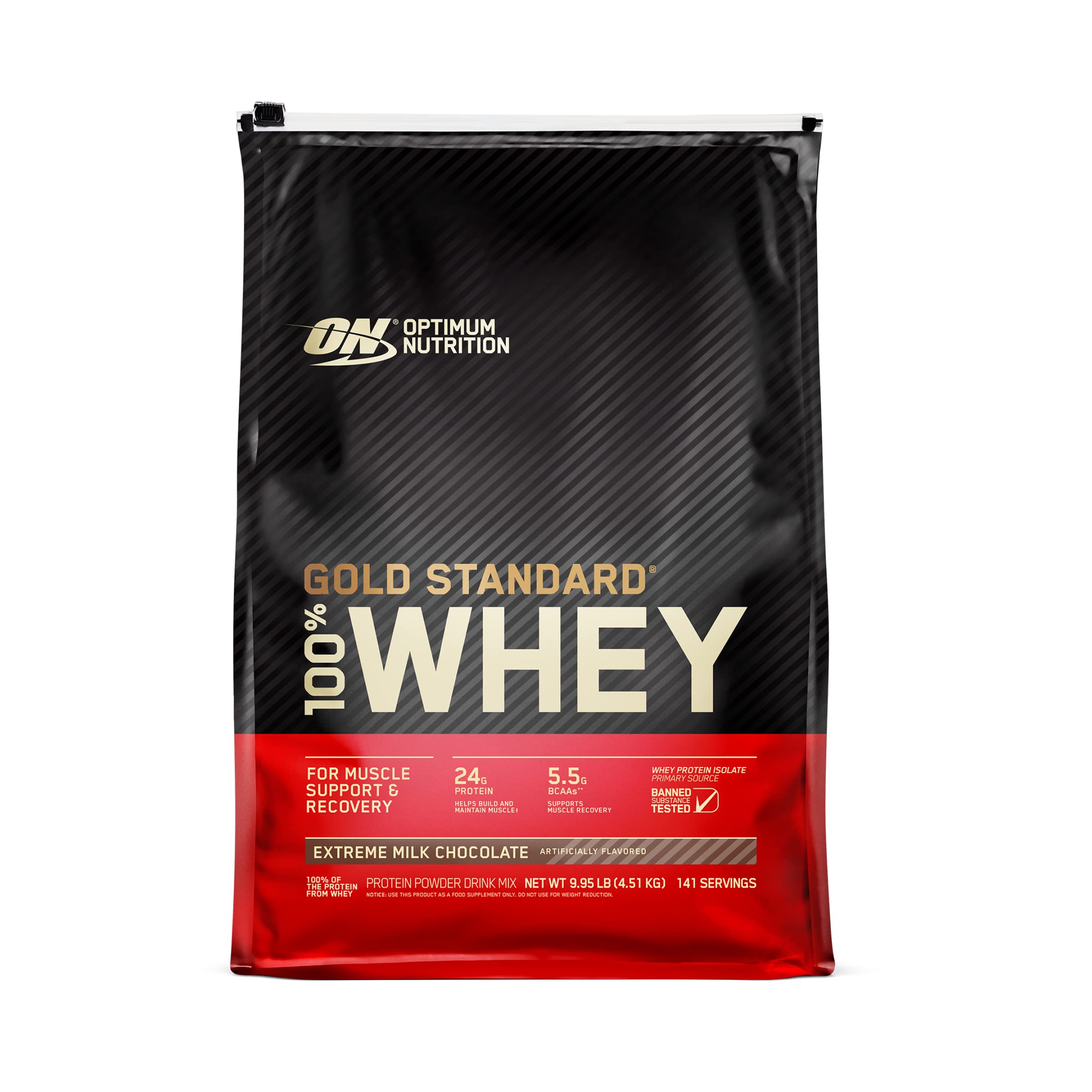 Optimum Nutrition Gold Standard 100% Whey Protein Powder & Serious Mass Weight Gainer Protein Powder, Vitamin C, Zinc and Vitamin D for Immune Support, Chocolate, 12 Pound (Packaging May Vary)