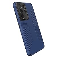 Speck Products Presidio2 Grip Samsung Galaxy S21 Ultra 5G Case, Coastal Blue/Black/Storm Blue