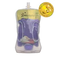 Dreambaby Pouch Pal Self-Feeding Baby Food Pouch Holder - No Squeeze, No Spill, No Mess Reusable Container for Baby Led Weaning