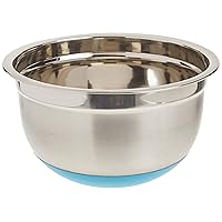 ExcelSteel 3-Quart Stainless Steel Non Skid Base Mixing Bowl