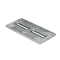 Seachoice Hull Plate Anode, Magnesium, Fresh Water Use, 12 in. X 5 in. X 1/2 in.