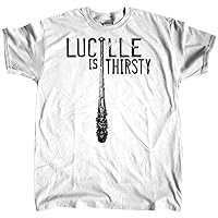 Men's Negan Lucille is Thirsty The Walking Dead Regular Fit T-Shirt