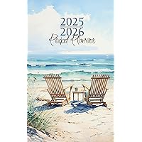 2025-2026 pocket planner: 2 year Pocket Calendar January 2025 to December 2026