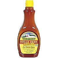 Vermont Butter Pancake Syrup with Vitamins, Sugar Free, 12 Ounce