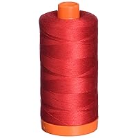 Aurifil 50wt Mako Cotton Thread 1,422 yards - Red A1050-2250
