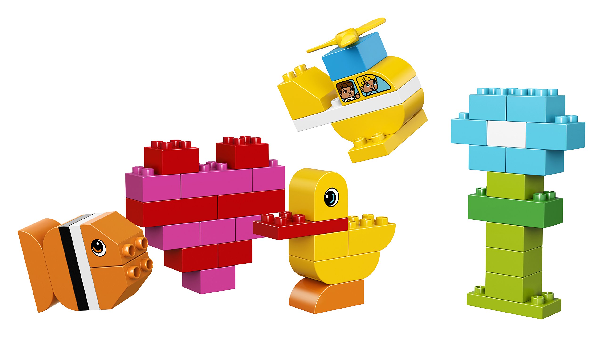 LEGO DUPLO My First Bricks 10848 Colorful Toys Building Kit for Toddler Play and Pretend Play (80 Pieces)