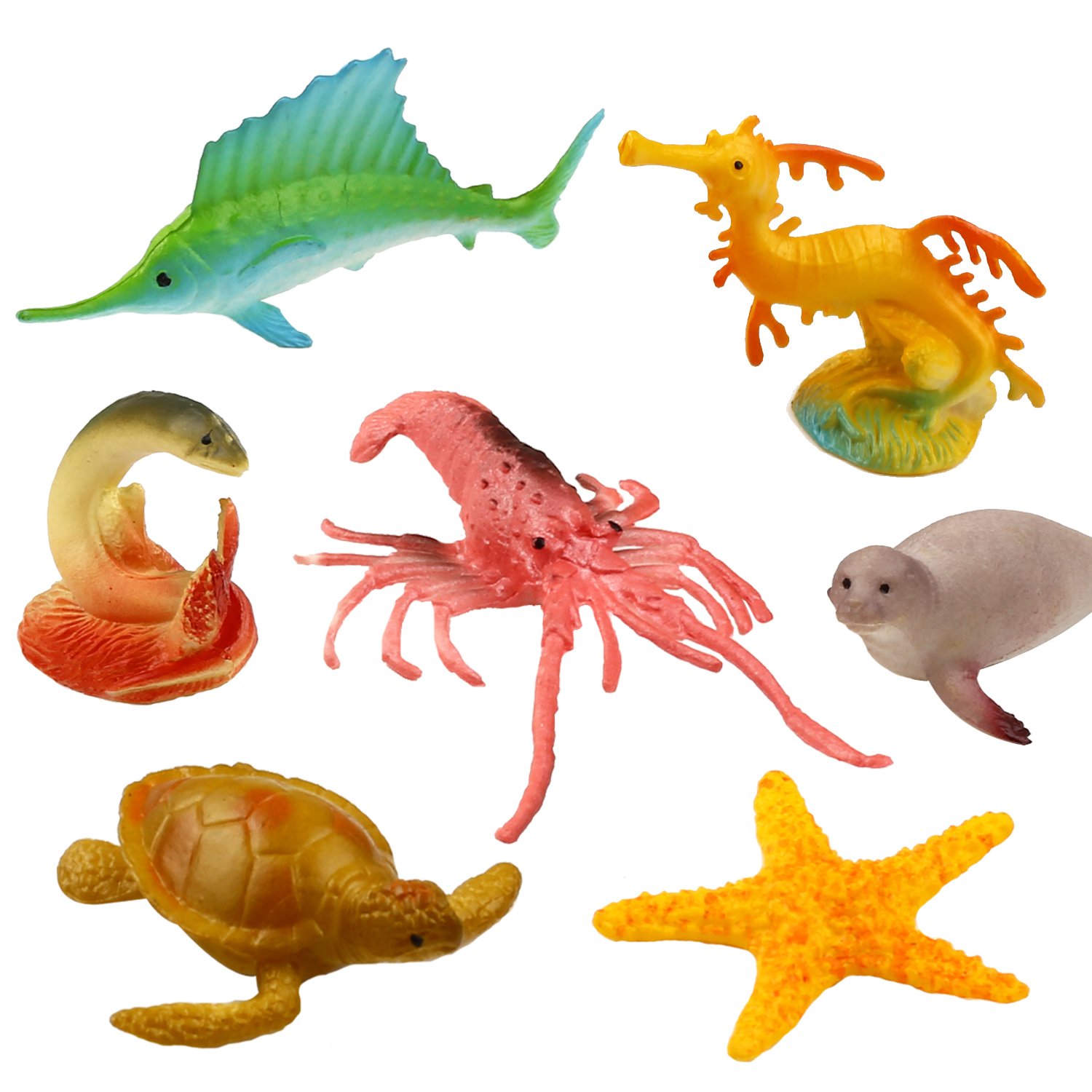 Mua Ocean Sea Animals, 78 Piece Mini Sea Life Creatures Toys Set,  ValeforToy Plastic Underwater Sea Animals Learning Toys for Boys Girls Kids  Toddlers Party Bag Stuffers, Gift, Prize, Piñata, Sensory Toy