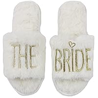 Wedding Slippers - Bride Slippers, Bridesmaid Slippers, Getting Ready Outfits Bridal Party, I Do Crew Slippers, Bride Slippers for Wedding Day