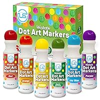 sunacme Washable Dot Markers for Toddlers Kids Preschool, 12-pack Dot Markers  Set/Bingo Daubers Dabbers Dauber for Kids