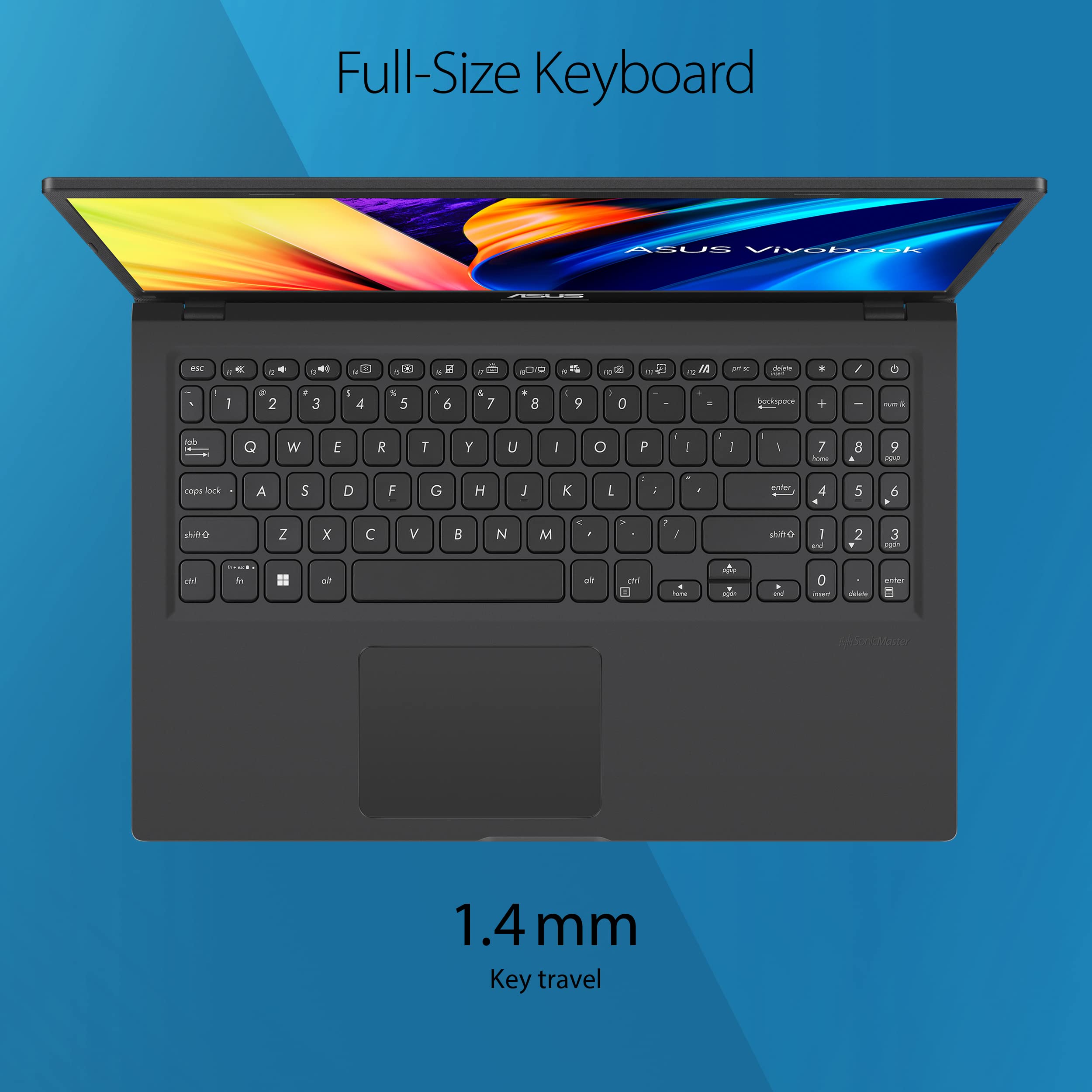 ASUS VivoBook 15 F1500EA Slim Laptop, 15.6