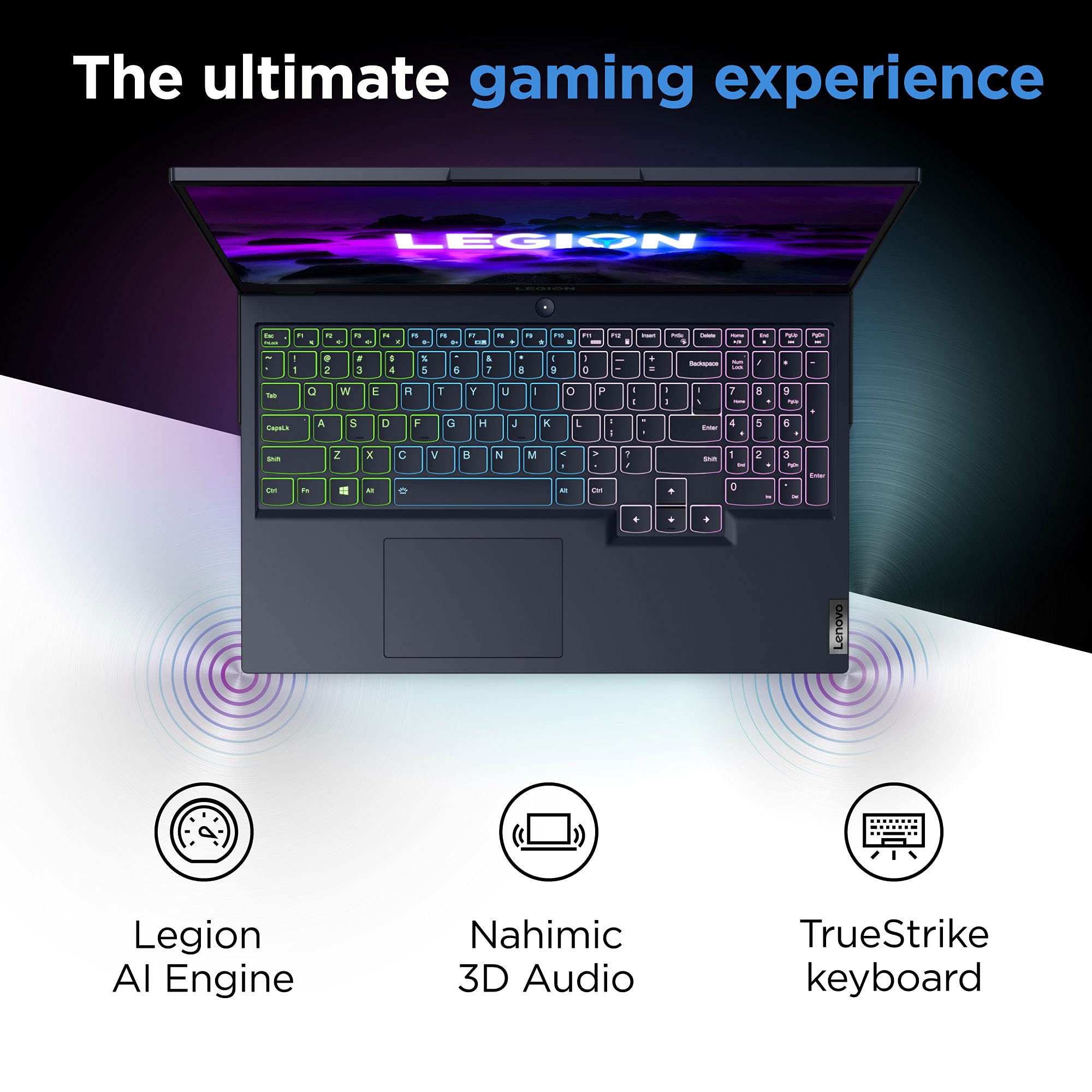 Lenovo Legion 5 Gaming Laptop, 15.6