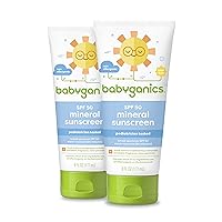 SPF 50 Baby Sunscreen Lotion UVA UVB Protection | Water Resistant |Non Allergenic, 6 Fl Oz (Pack of 2)
