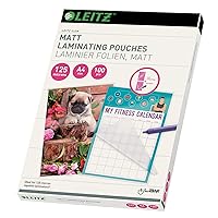 Leitz iLAM 125 Microns Matt Finish Laminating Pouches (Pack of 100)