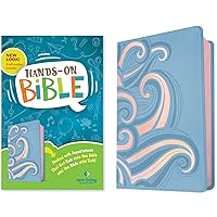 NLT Hands-On Bible for Kids, 3rd Edition (Periwinkle Pink Waves LeatherLike): Full-Color, Family Activities, Amazing Facts, Charts, and Maps NLT Hands-On Bible for Kids, 3rd Edition (Periwinkle Pink Waves LeatherLike): Full-Color, Family Activities, Amazing Facts, Charts, and Maps Imitation Leather