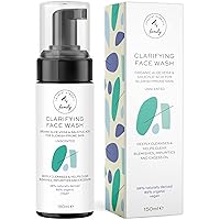 Clarifying Face Wash with Salicylic Acid - Facial Cleanser for Oily, Normal, and Combination Skin - Exfoliating, Pore Minimizing Formula for Teens