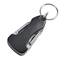Creative Gifts Key Chain with Multi Tools in Black