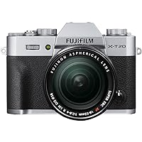 Fujifilm X-T20 Mirrorless Digital Camera w/XF18-55mmF2.8-4.0 R LM OIS Lens-Silver
