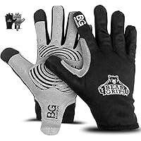 Bear Grips Weight Lifting Gloves for Men & Women | Half Finger Lifting Gloves | Full Finger Workout Gloves for Men | No Finger Exercise Gloves l Compression Weightlifting Gloves | Gym Gloves for Men