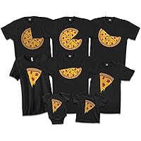 Pizza Pie & Slices | Mom Dad Baby Son Daughter Matching Family Shirts Set