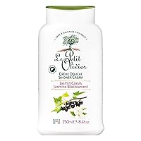 Shower Cream - Jasmine Blackcurrant - Gently Cleanses Skin - Fresh and Moisturizing - pH Neutral - Dermatologically Tested - Free Of Soap and Dyes - 8.4 oz