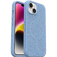 OtterBox iPhone 14 Sustainable Series Case with MagSafe - House Party (Blue), Shockproof, Drop Proof, Ultra-Slim, Protective Case
