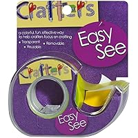 Lee Products Crafter's Easy See Removable Craft Tape, 0.5-Inch x 720-Inch