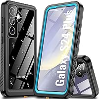 Oterkin for Samsung Galaxy S24 Plus Case Waterproof,S24+ Plus Case with Built-in Screen Protector[Support Fingerprint Unlock][360°Full Body Protection][12FT Military Grade] S24 Plus Phone Case (Blue)