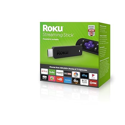 Roku Streaming Stick (3600R) - HD Streaming Player with Quad-Core Processor