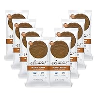 Element Snacks - Peanut Butter Rice Cakes (Pack of 8), All-Natural Rice, Healthy Snacks for Kids or Adults, Non GMO, Certified Gluten-Free and Kosher