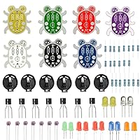 Weevil Eye DIY Kit Electronic Beginner Learn to Solder Fun Kit (Pack of 7 Sets, Multicolor)