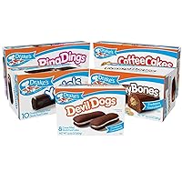 Drake's Variety Pack Yodels, Ring Dings, Devil Dogs, Funny Bones, and Coffee Cakes, Chocolate