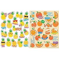 Eureka Educational Pineapple and Orange Scented Stickers (650933, 650918)
