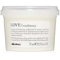 LOVE Curl Conditioner, Enhance and Control Curly and Wavy Hair, Weightless Volume and Softness