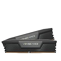 CORSAIR VENGEANCE DDR5 RAM 32GB (2x16GB) 5200MHz CL40 Intel XMP iCUE Compatible Computer Memory - Black (CMK32GX5M2B5200C40)