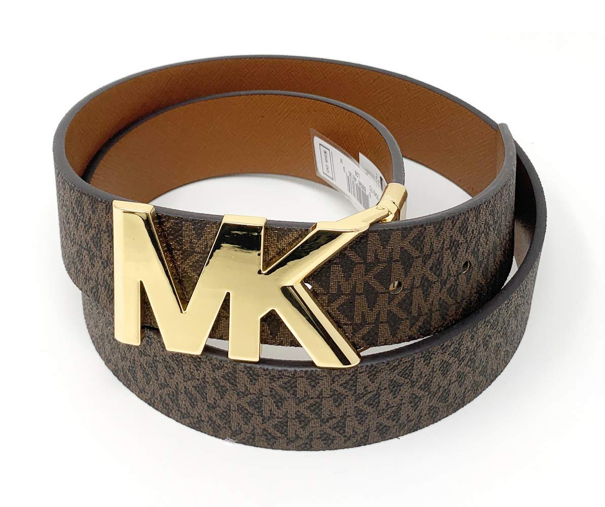 Michael Kors Mens Logo Buckle Reversible Belt In Black  ModeSens