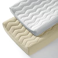 Muslin Crib Sheet & Quilted Changing Pad Covers
