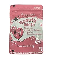 You Glow Babe Beauty White 4 in 1 Glutathione Food Supplement, 30 Capsules