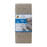 Duck Brand Softex Bath Mat for Tubs, Machine Washable, 17 x 36 Inches, Taupe, Skid Resistant (442097)