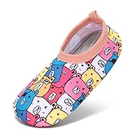 Baby Sock Shoes Infant Toddler Walking Shoes Non-Slip Breathable House Slippers with Soft Rubber Sole Little Kids Boys Girls Slip On Home Sneakers