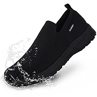 Waterproof Shoes for Men Slip on Non Slip Work Shoes Mens Chef Kitchen Restaurant Shoe Slip Resistant Food Service Rain Shoes Walking Sneakers Lightweight Breathable