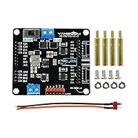 Yahboom Dual Motor Drive Controller Board Module AT8236 Dual H-Bridge DC Stepper for Arduino Raspberry Pi STM32 (Motor Drive Module+ Power Cable)