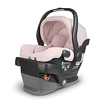 UPPAbaby Mesa V2 Infant Car Seat/Easy Installation/Innovative SmartSecure Technology/Base + Robust Infant Insert Included/Direct Stroller Attachment/Alice (Dusty Pink)