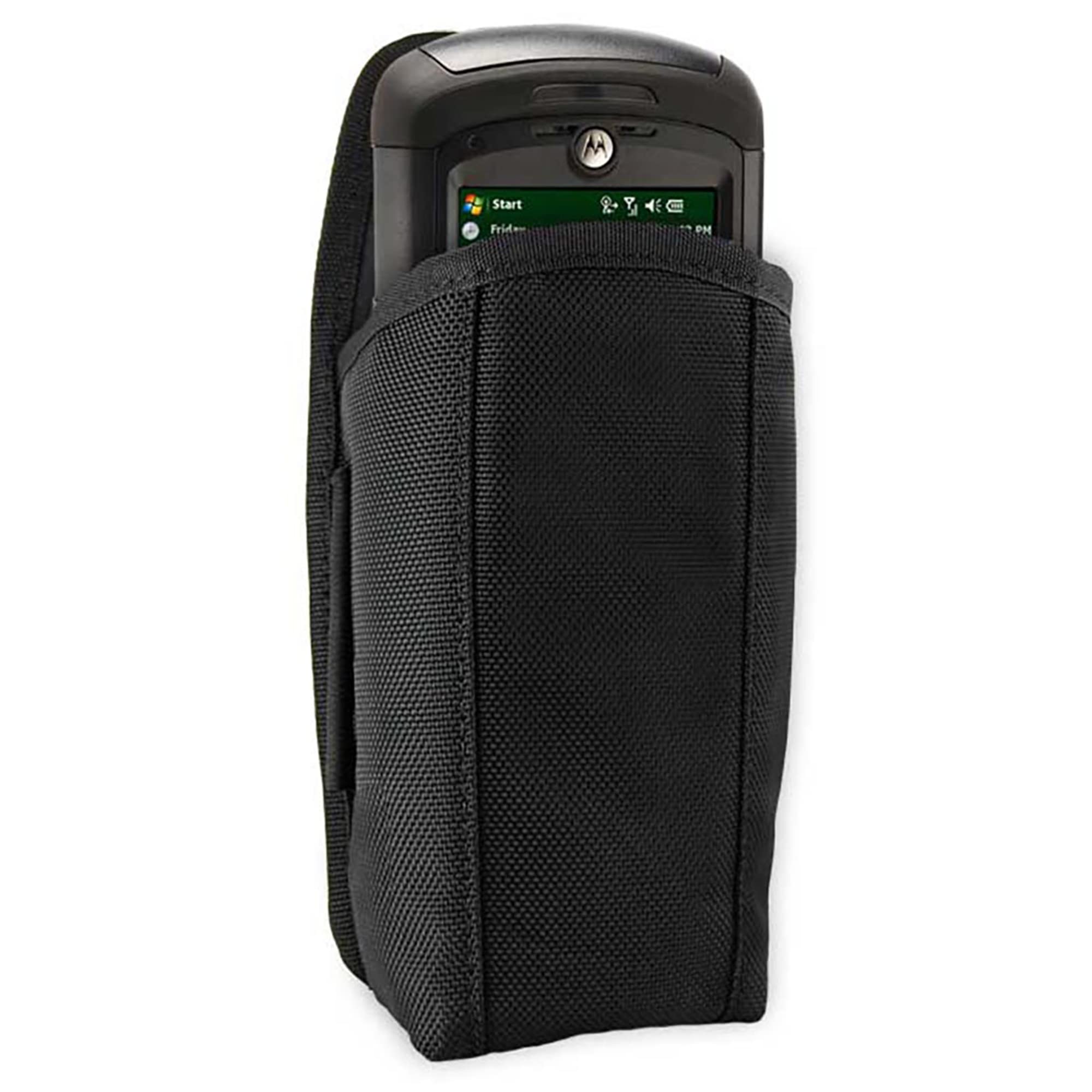 e-Holster Zebra Scanner Holster for Large Barcode Scanners | Ballistic Nylon Carrying Case Pouch Without Pistol-Grip | Belt Clip, Belt Loop, Shoulder Strap | Fits Zebra MC9500/9300/9200