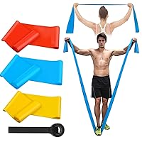 WRei Fitness Band, Exercise Band, Loop Band, Training Tube, Yoga Band, Resistance Band, Set of 3 Different Color Strengths, For Yoga, For Dieting, Fitness Tube, Muscle Training, Butt Training, Leg Training, Unisex, TPE Natural Rubber, Storage Bag Included, Easy to Carry, Japanese Instruction Manual Included (English Language Not Guaranteed)