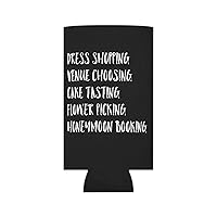 Beer Can Cooler Sleeve Humorous Proposing Agendas Appreciation Statements Graphic Hilarious Wedding Objectives Gags Slim Can