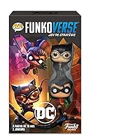 Funko Games Funkoverse DC Extension - Catwoman and Robin - 3'' (7.6 Cm) POP! - Light Strategy Board Game for Children & Adults (Ages 10+) - 2-4 Players - Collectable Vinyl Figure - Gift Idea