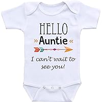 Pregnancy Announcement Sister Hello Auntie I can't wait to see you baby reveal Aunt announcement gifts