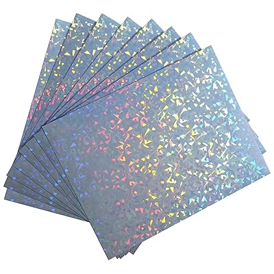  20 Sheets Holographic Sticker Paper 8.5x11 inch
